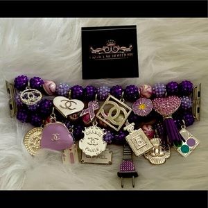 Plum junkie Apple Watch band